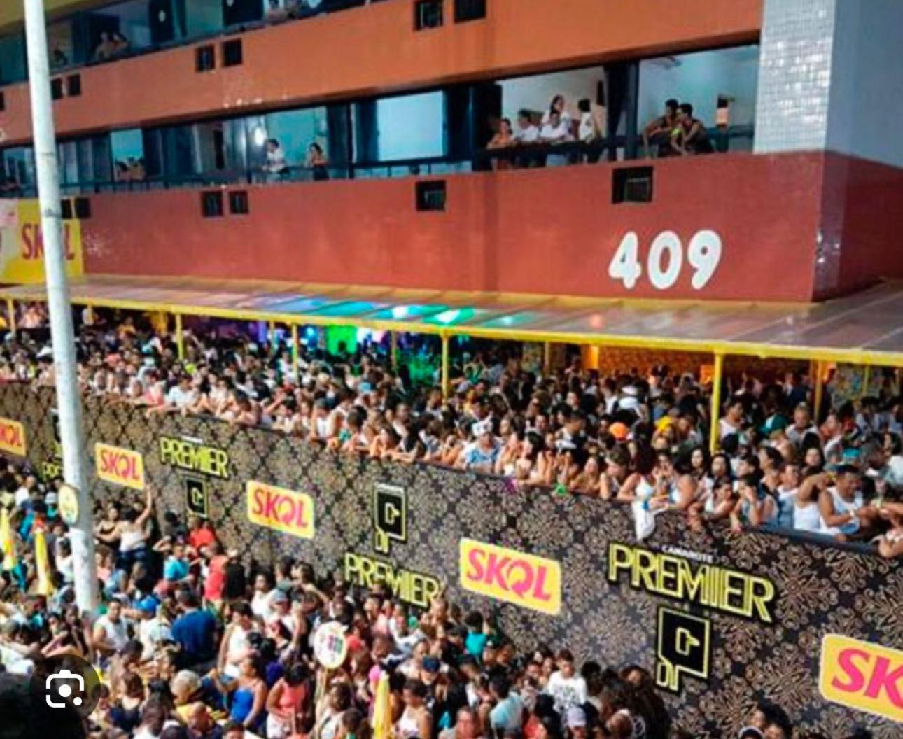 Belissimo Flat Direto Na Praia Da Barra - Flat Beira Mar No Circuito Do Carnaval Salvador Esterno foto